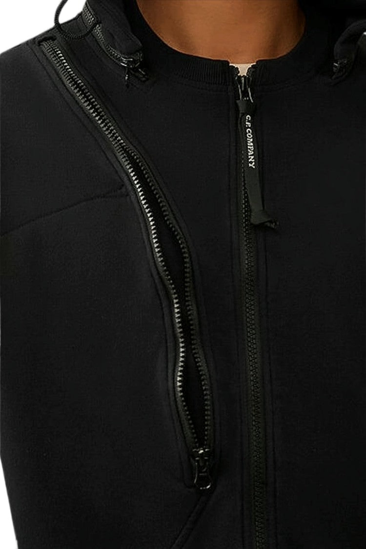 C.P. Company Relaxed Fit Black Long-Sleeve Hoodie