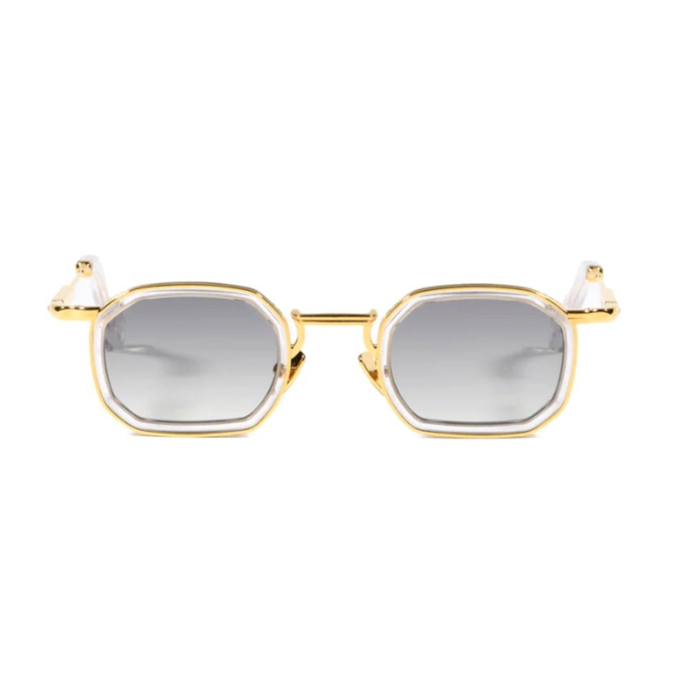 John Dalia Jean Geometric Octagonal Frame Sunglasses With Gradient Lenses