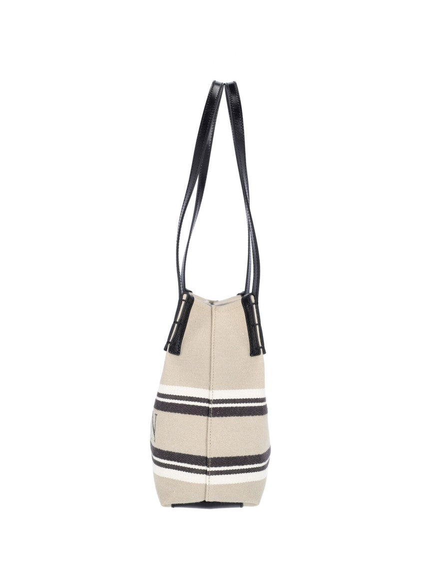 Balmain Structured White Bag With Minimalist Design