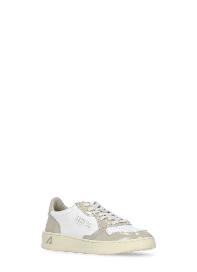 Autry White Leather Sneakers