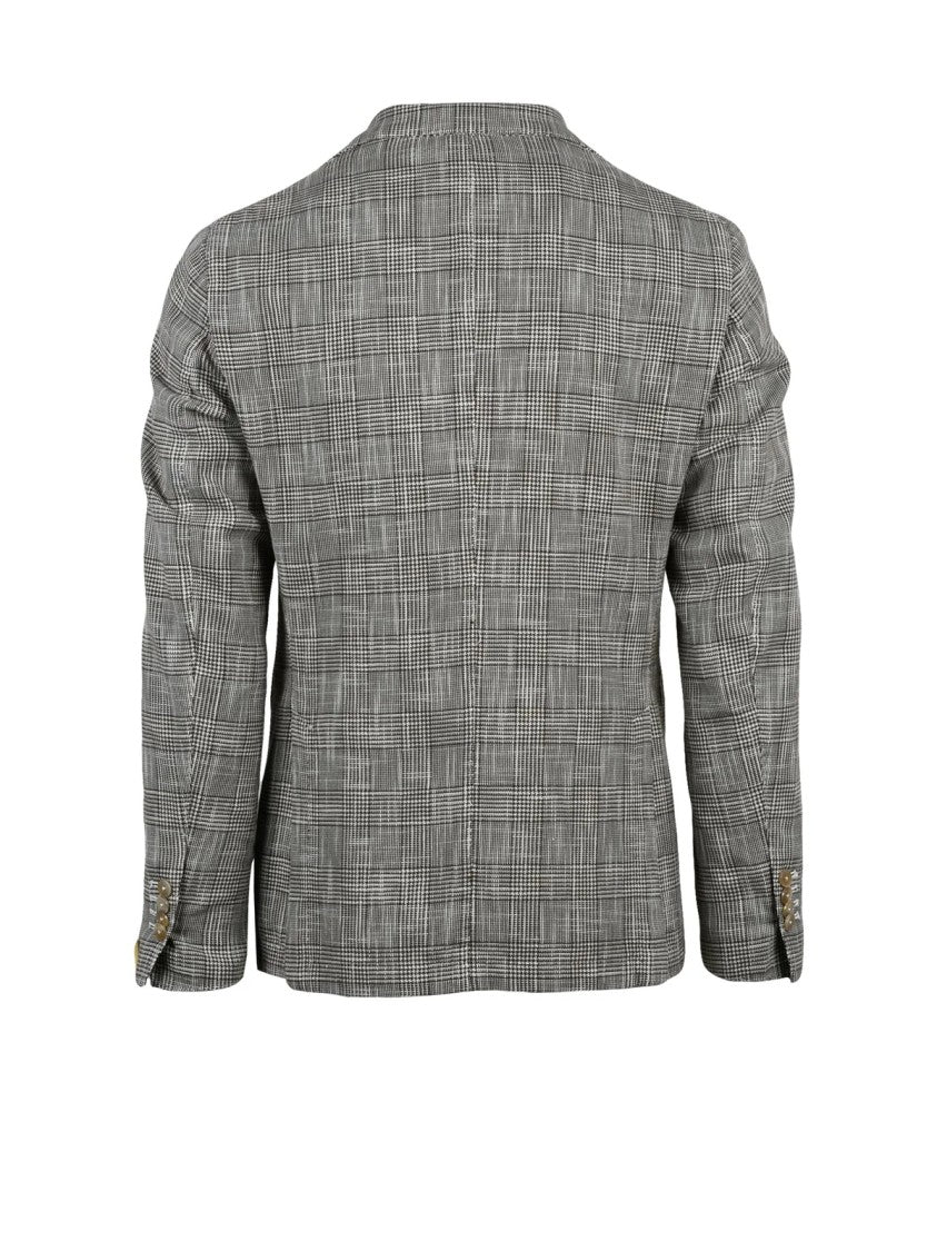 L.B.M. 1911 Grey Men Cotton Silk Jacket
