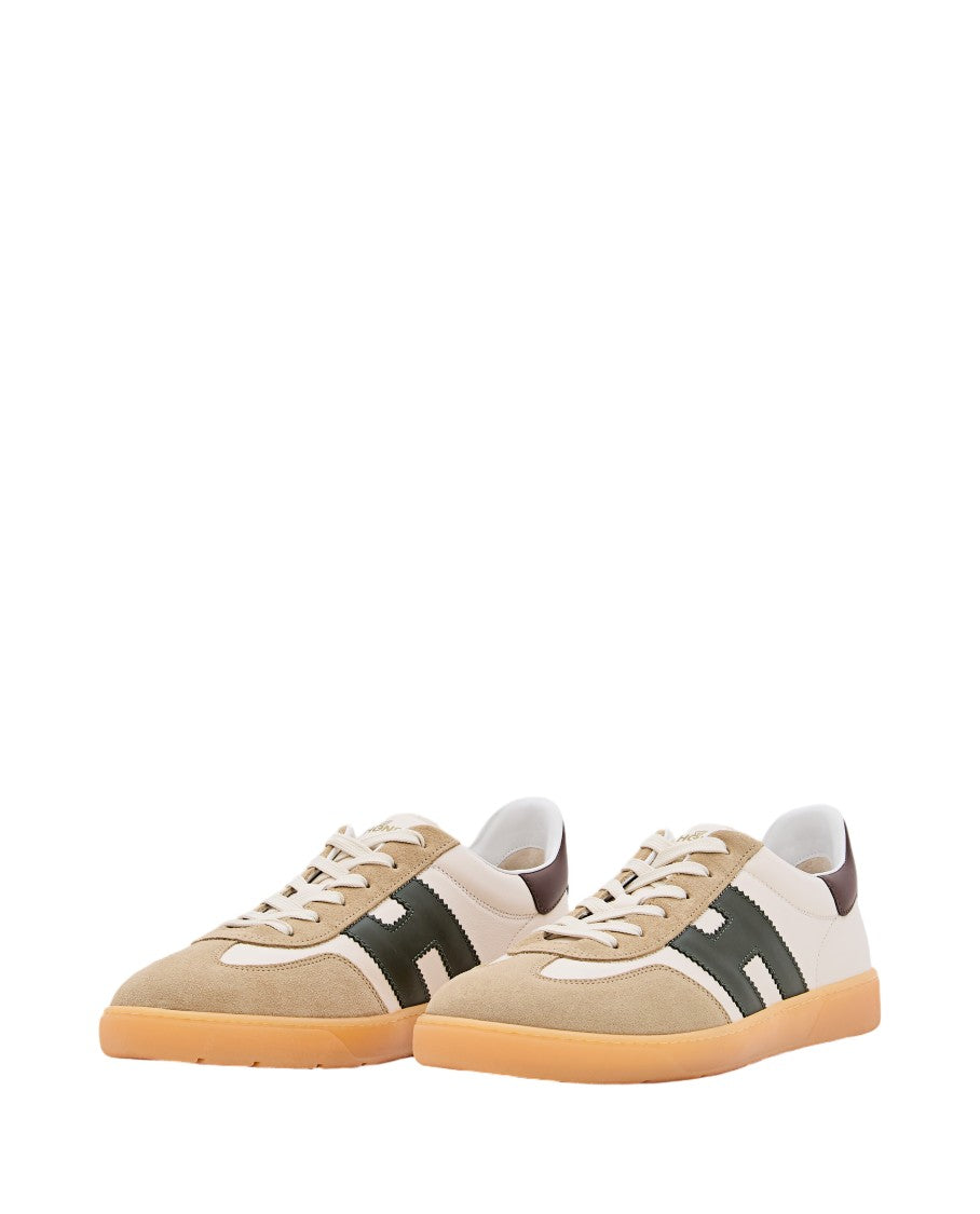 Hogan Lace-Up Sneakers With Suede