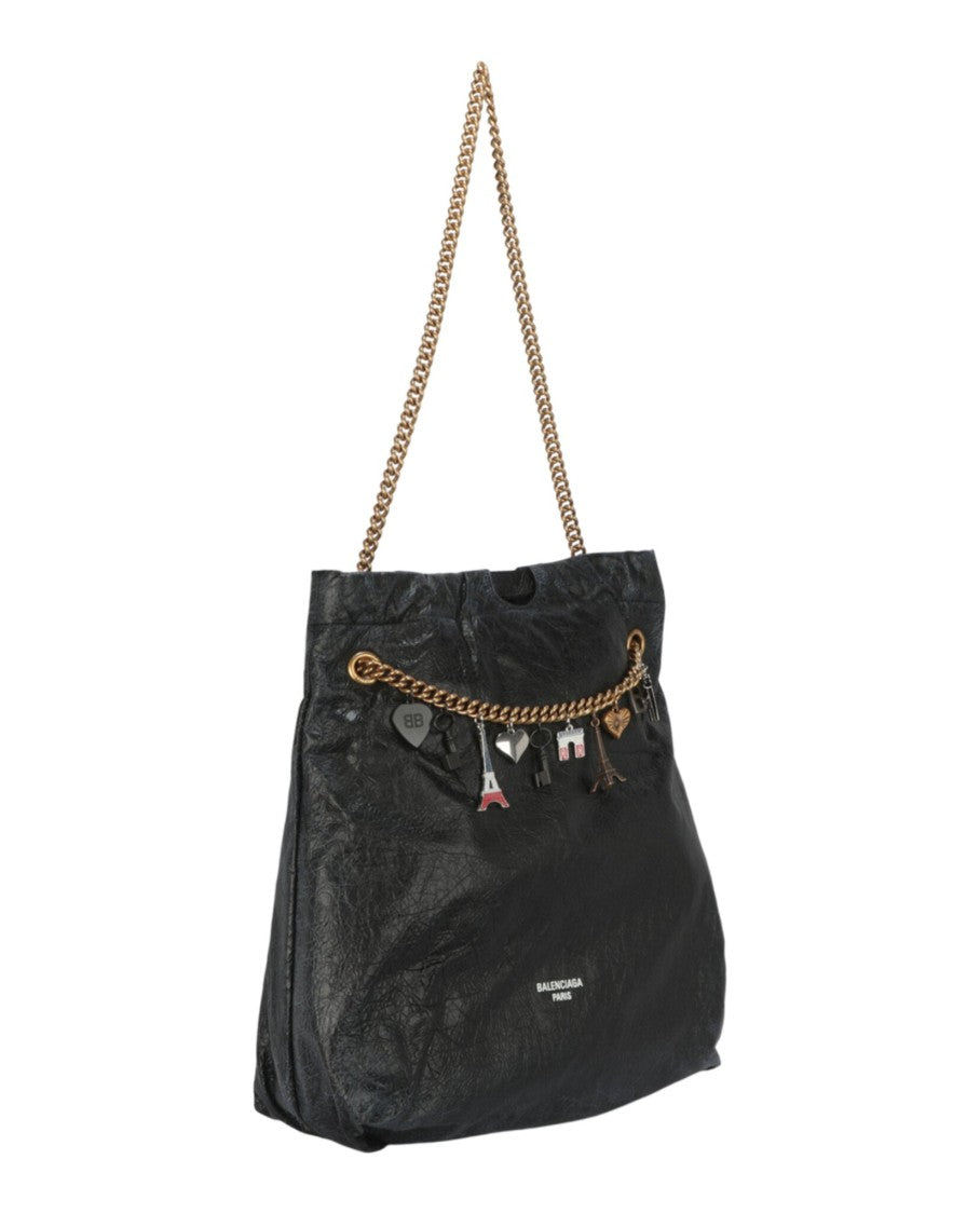 Balenciaga Crush Leather Medium Tote