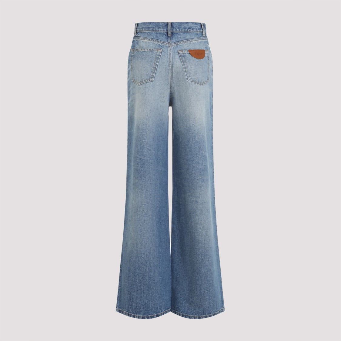 Chloé Dream Blue Cotton Jeans