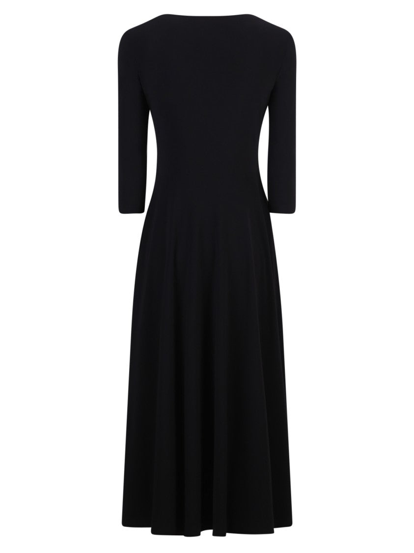 Norma Kamali Black Jersey Dress