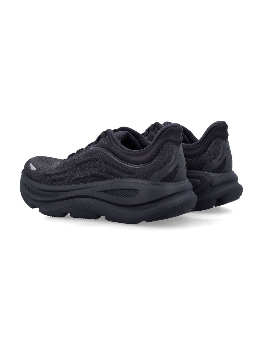 Hoka Bondi 9 Streamlined Black Sneakers