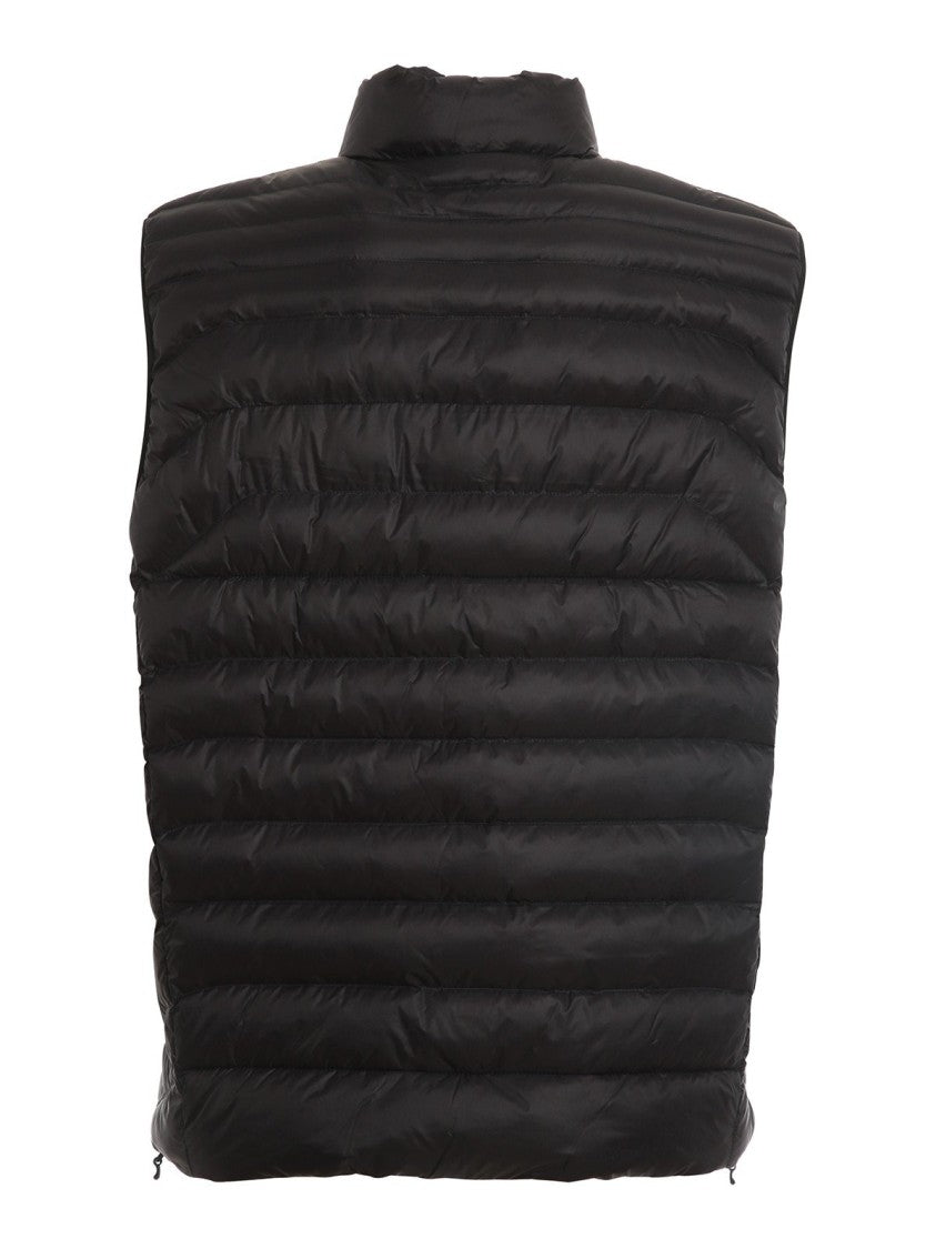 Polo Ralph Lauren Quilted Casual Vest With Stand-Up Collar And Zippered Pockets