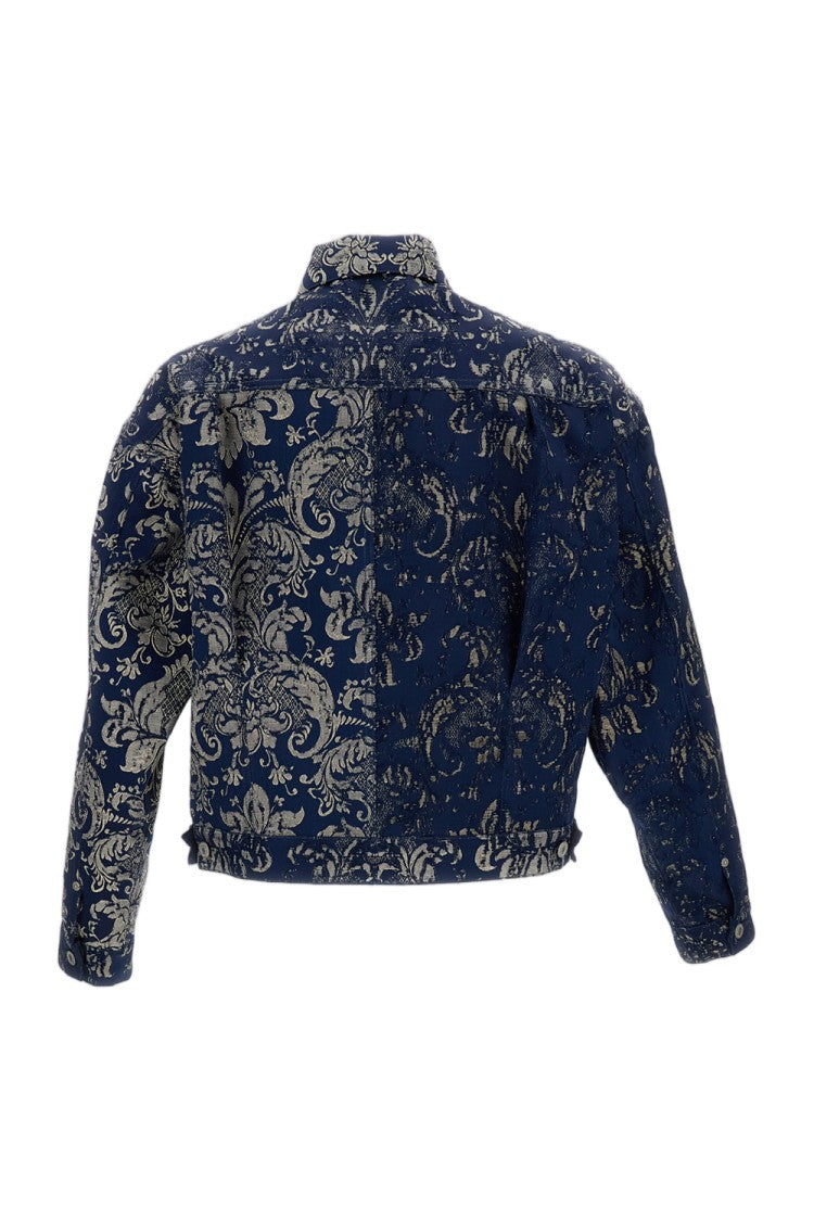 Junya Watanabe Blue Watanabe Man Levi's Damask Jacket