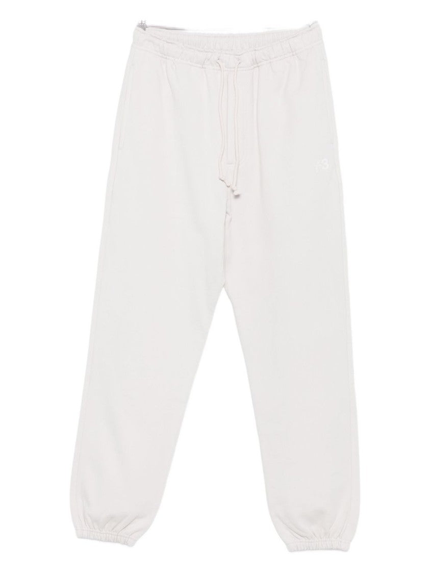 Y-3 Relaxed Beige Trousers With Elastic Waistband