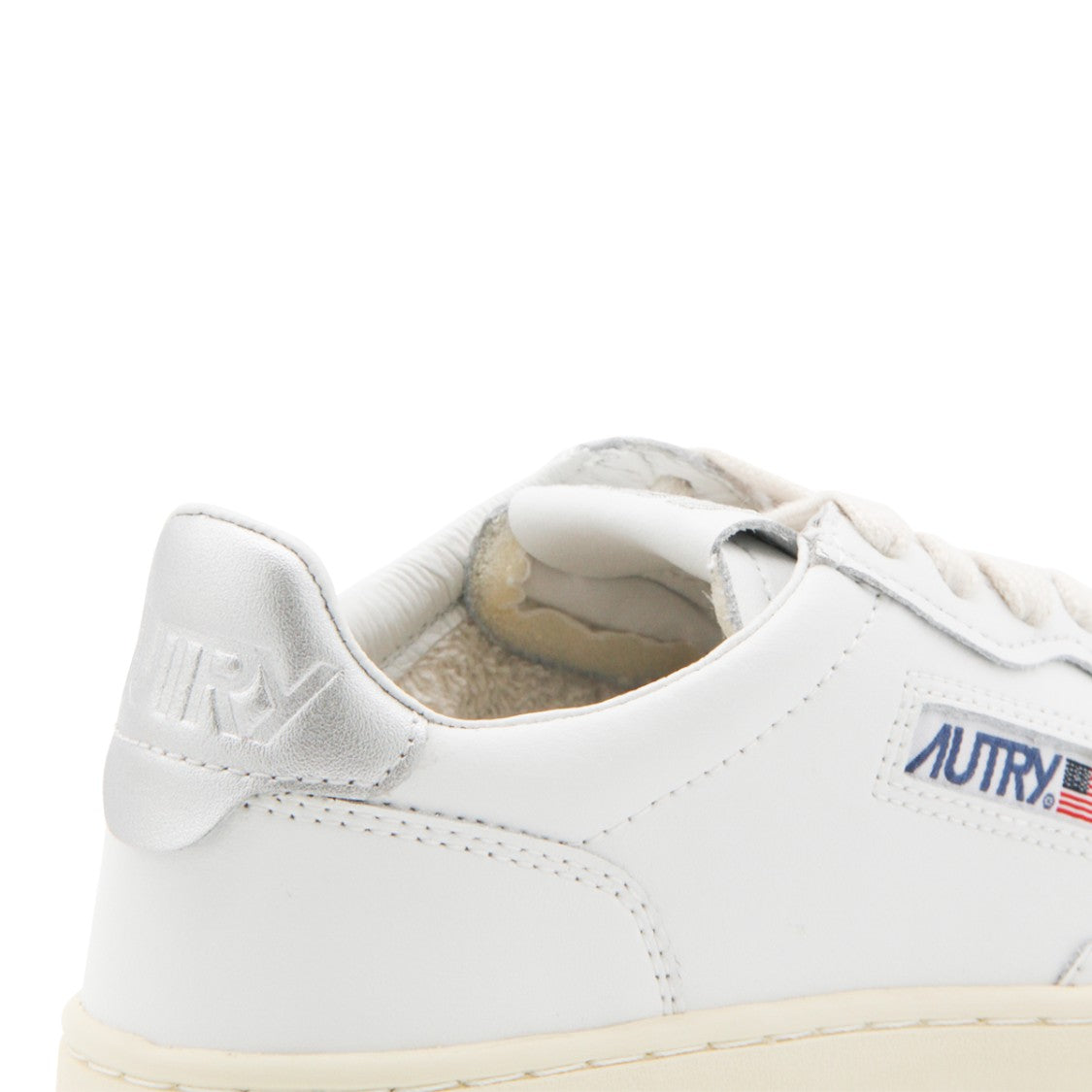 Autry White Leather Low Top Sneakers