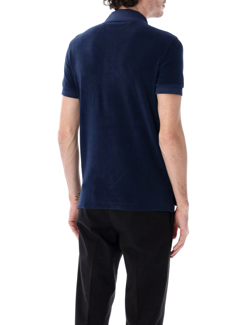 Tom Ford Cotton-Blend Towelling Polo