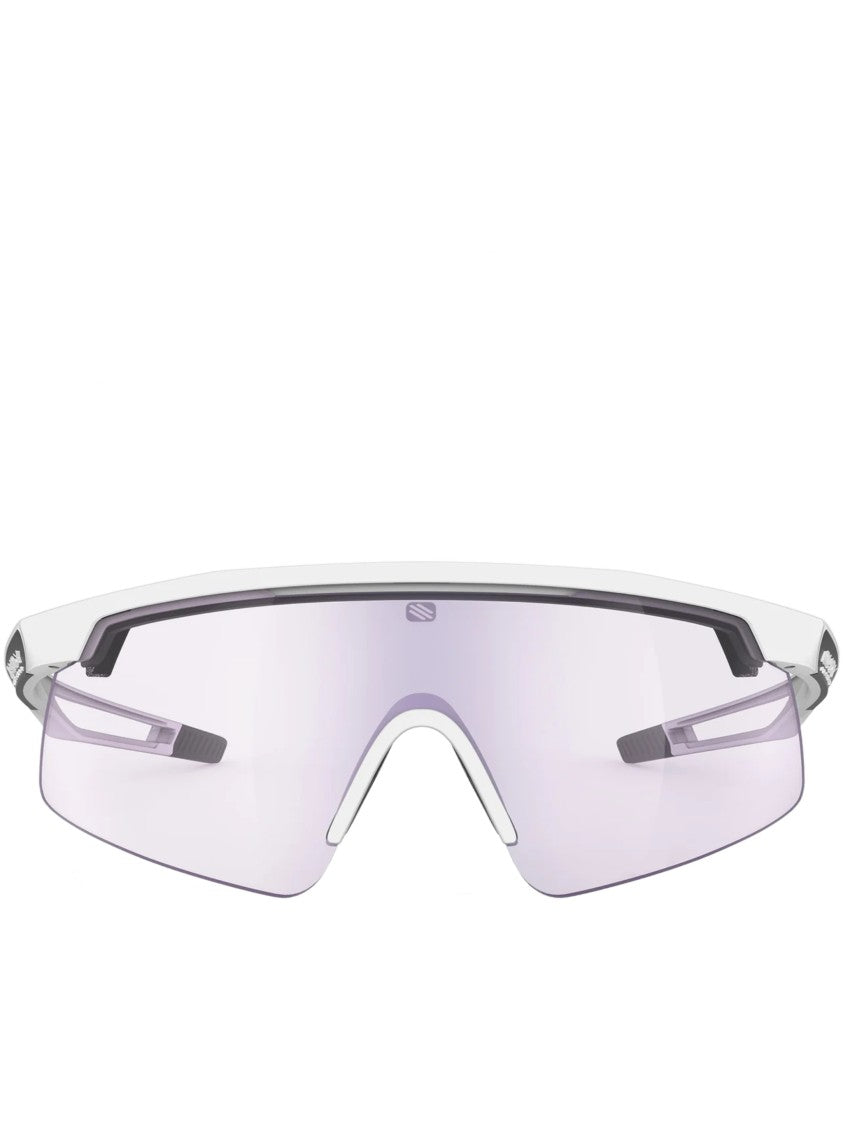 Rudy Project Wraparound Light Purple Tint Sunglasses With Adjustable Nose Pads