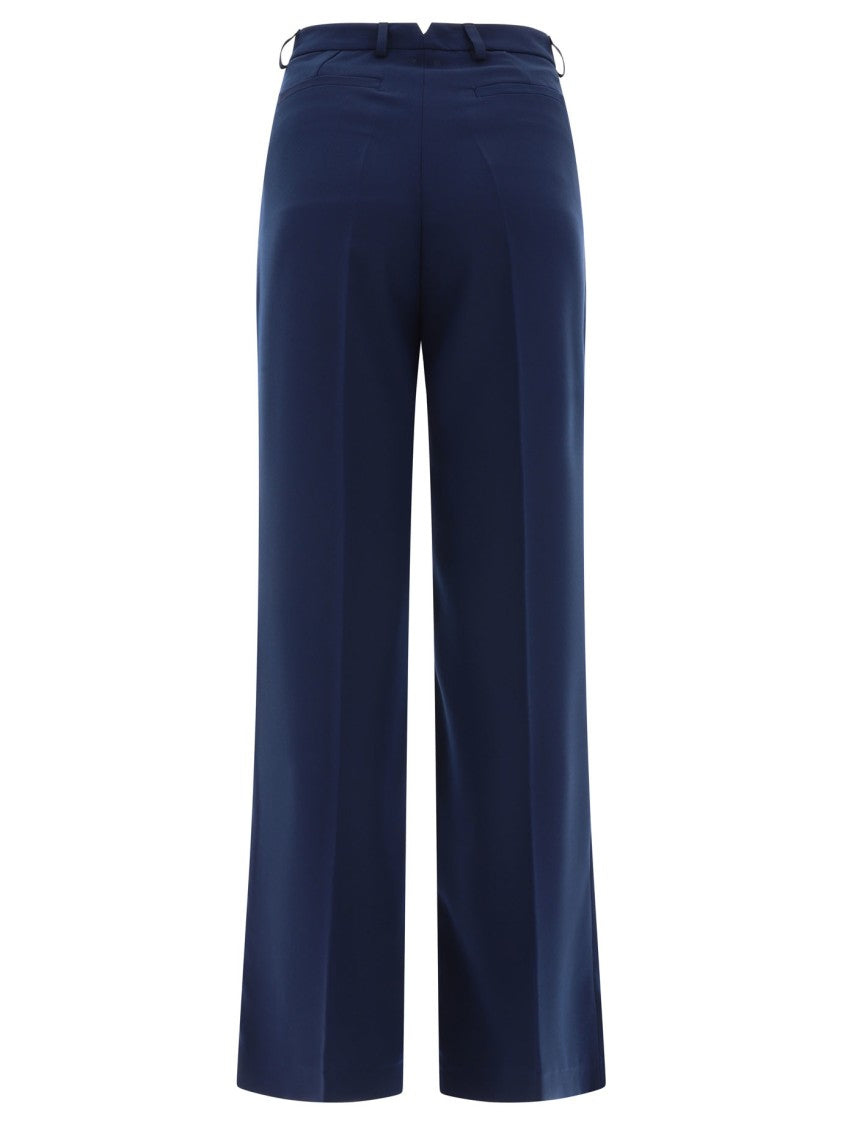F.It Tailored Trousers With Pressed Crease