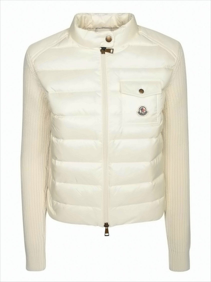Moncler Padded Knit Front Moncler Jacket
