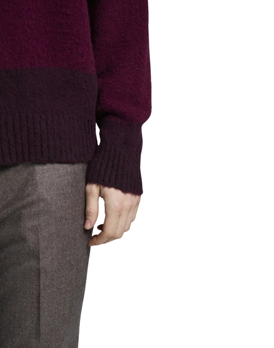 Paura Asia Virgin Wool Crewneck Sweater