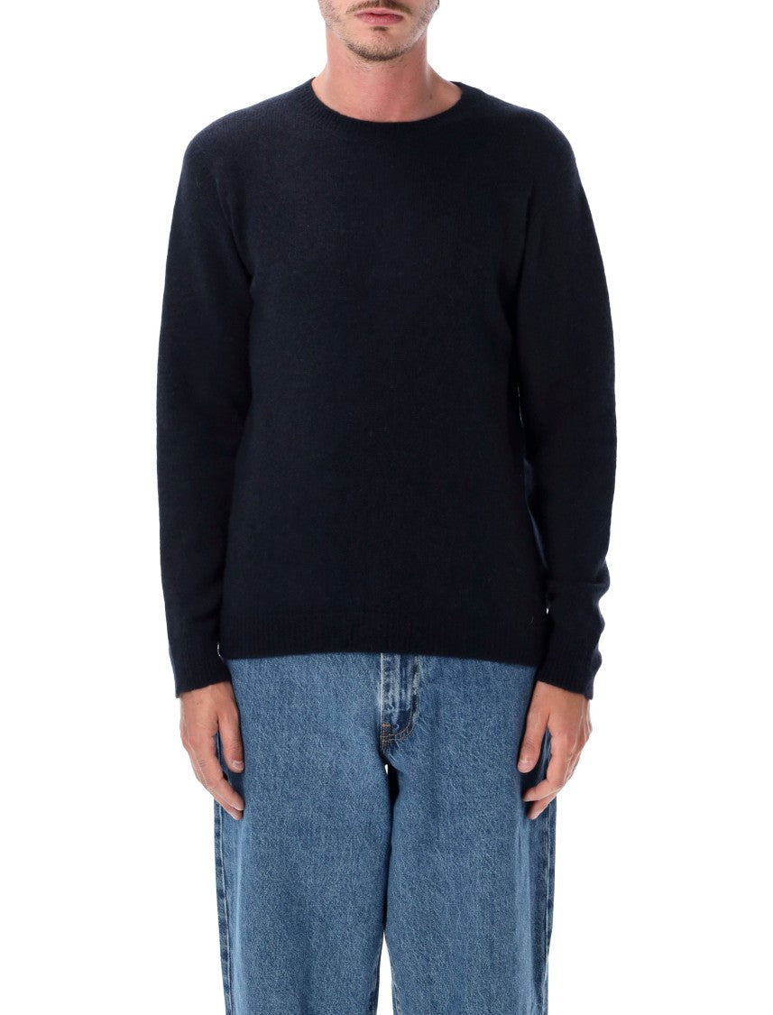 Roberto Collina Classic Crewneck Sweater In Textured Fabric