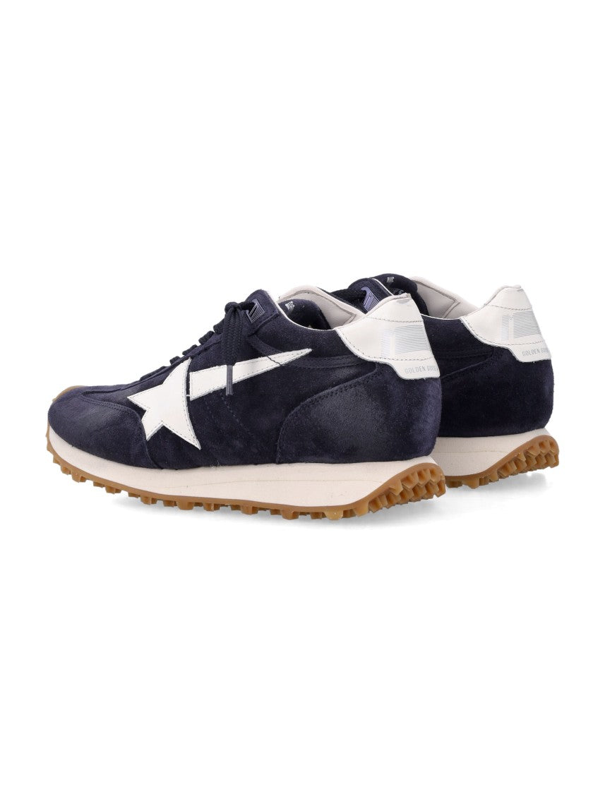Golden Goose Low-Top Suede Sneakers With White Star Detail