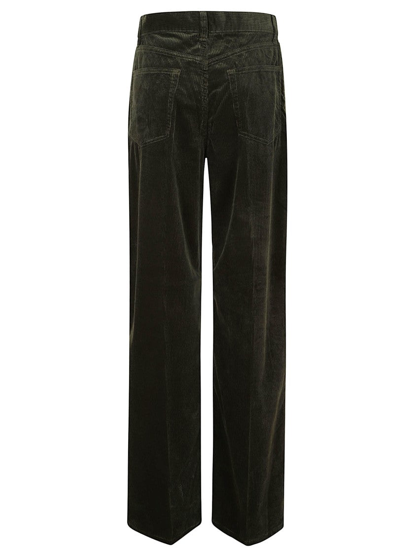 Polo Ralph Lauren Olive Corduroy Wide Leg Pants