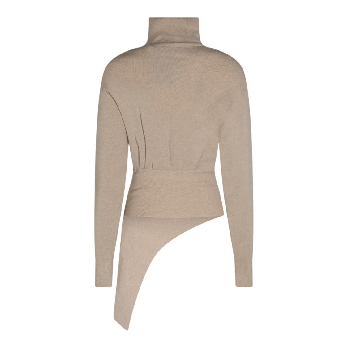 Lanvin Asymmetrical Hem Turtleneck Sweater