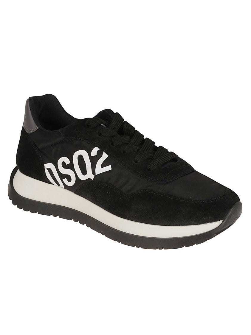 Dsquared2 Textured Black Sneakers