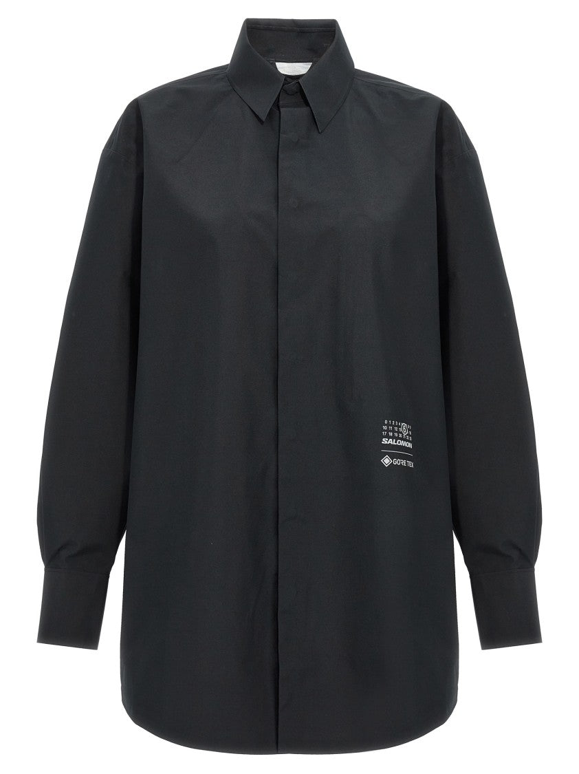 Mm6 By Maison Margiela Water-Repellent Gore-Tex Mm6 Shirt With Reflective Logo