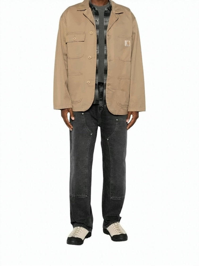 Carhartt Wip Relaxed Fit Cotton Jacket With Classic Collar