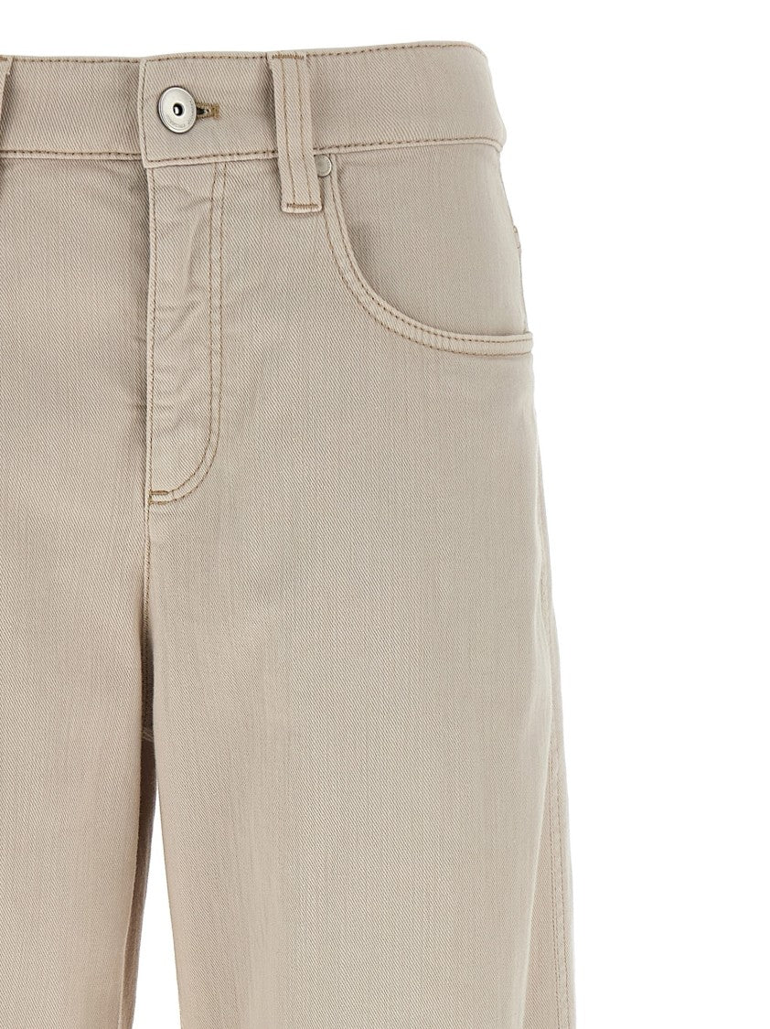 Brunello Cucinelli Loose Barrel' Jeans