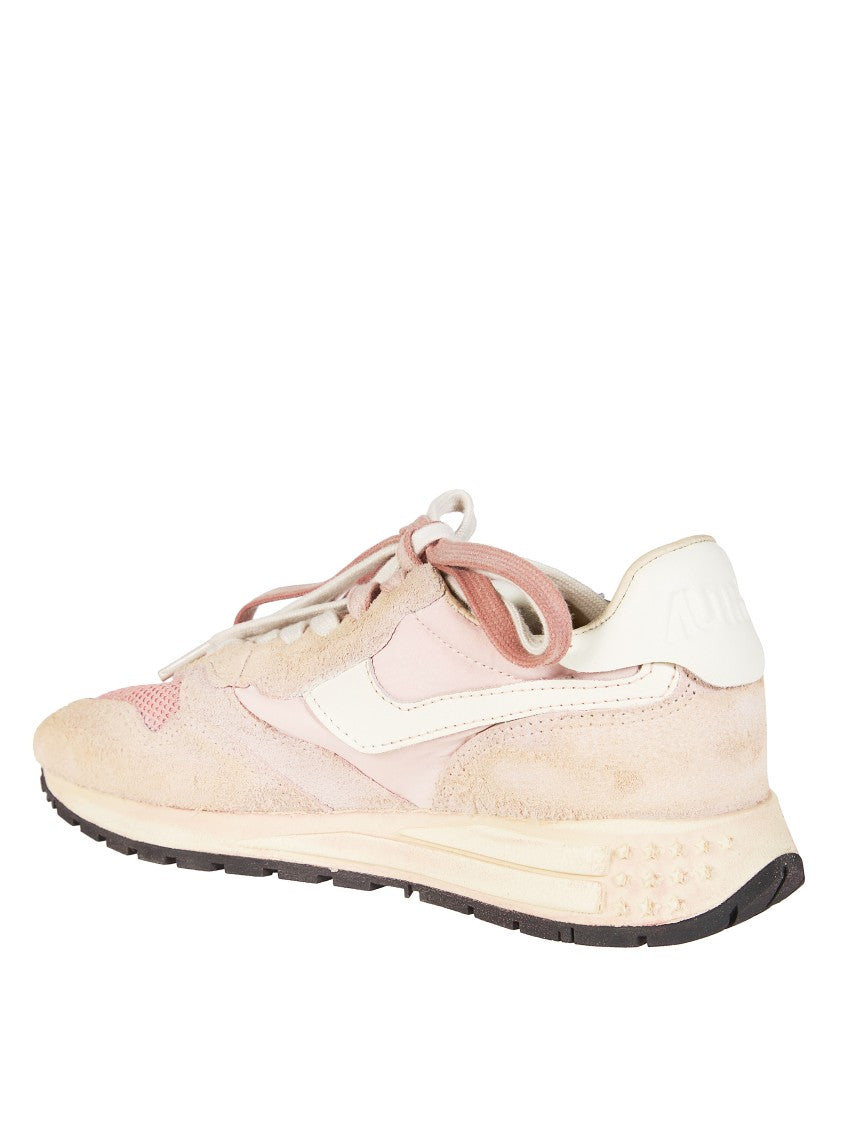 Autry Soft Pink Reelwind Sup Vint Sneakers