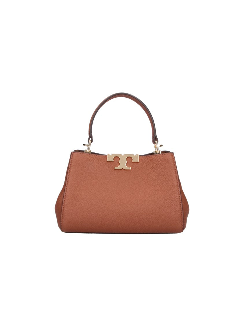 Tory Burch Brown Eleanor Mini Leather Handbag