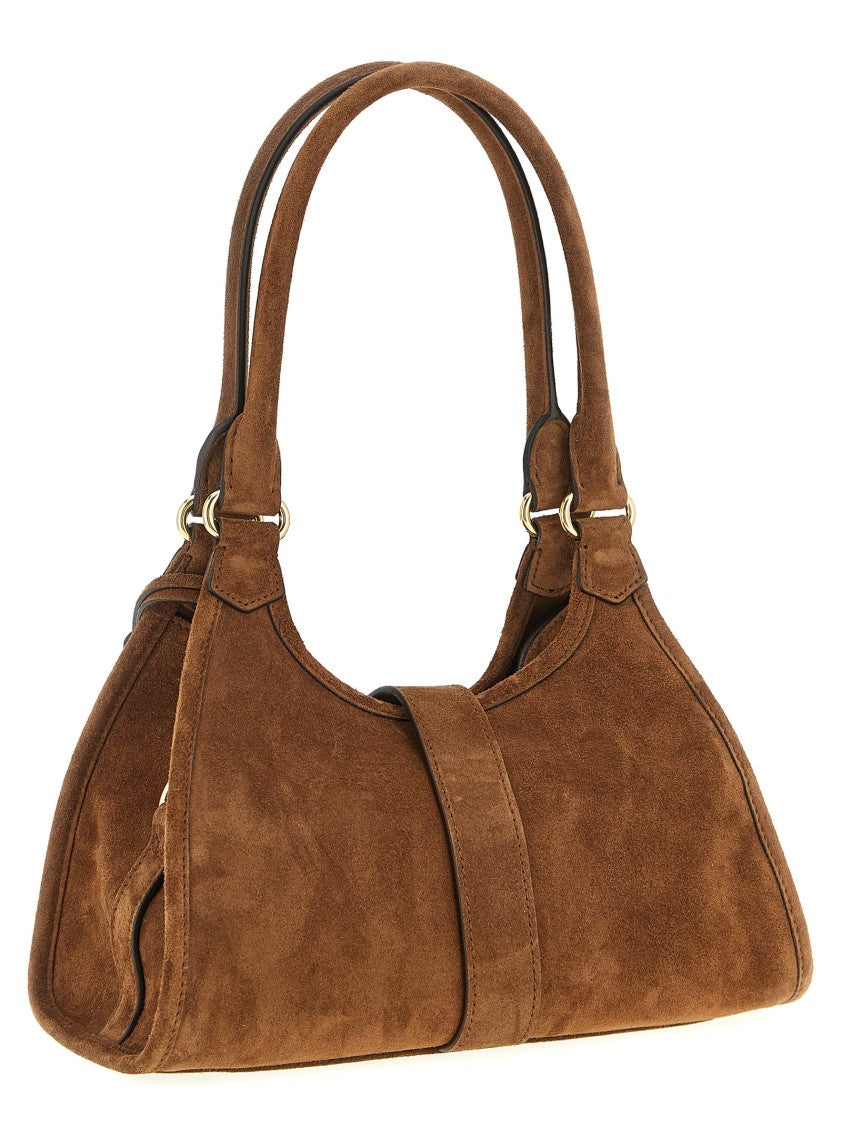 Prada Small Suede Shopping Bag