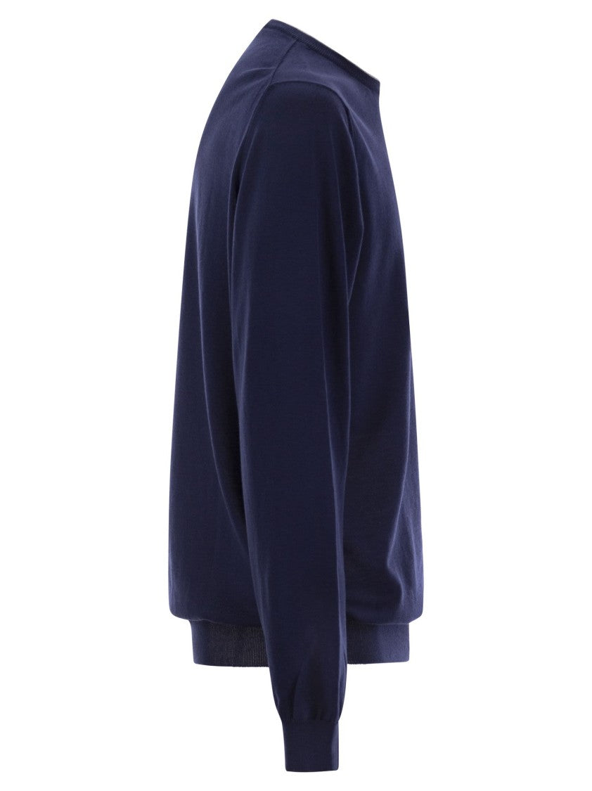 Fay Cotton Crew-Neck Jumper