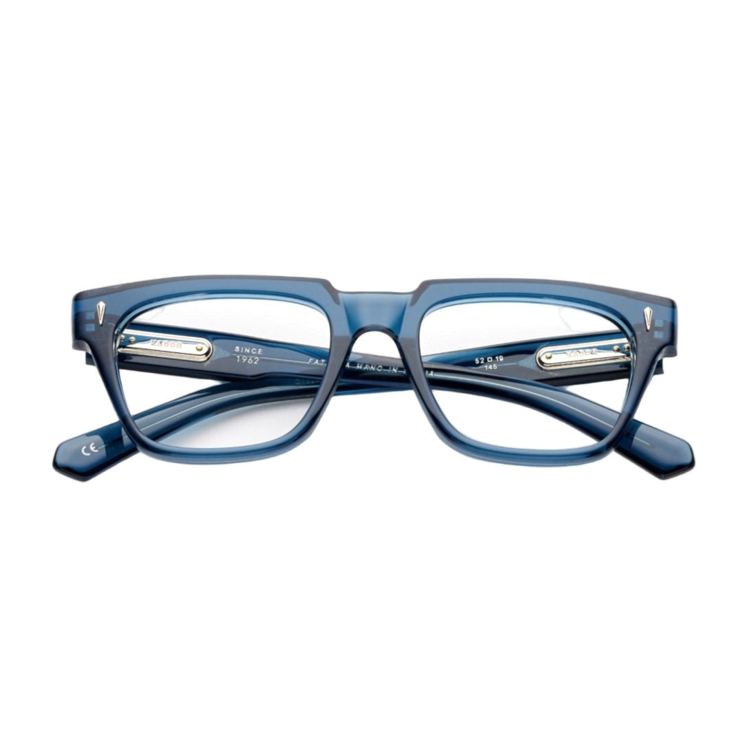 Kador Premium 13 Translucent Deep Blue Rectangular Eyeglasses
