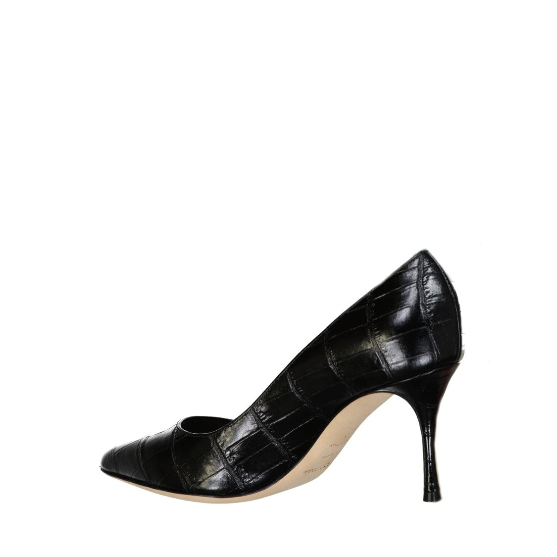 Sergio Rossi Godiva Croc-Effect Leather Pumps