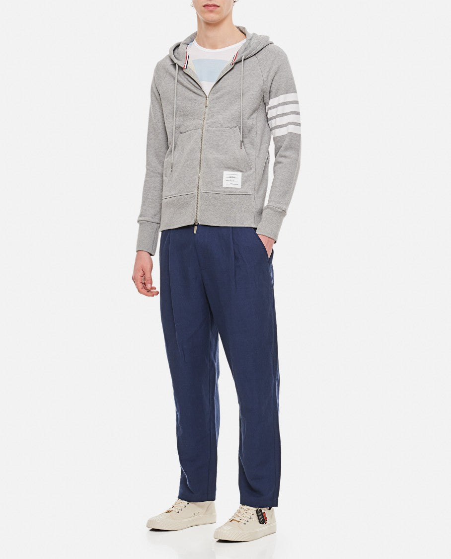 Thom Browne Classic Full Zip Hoodie