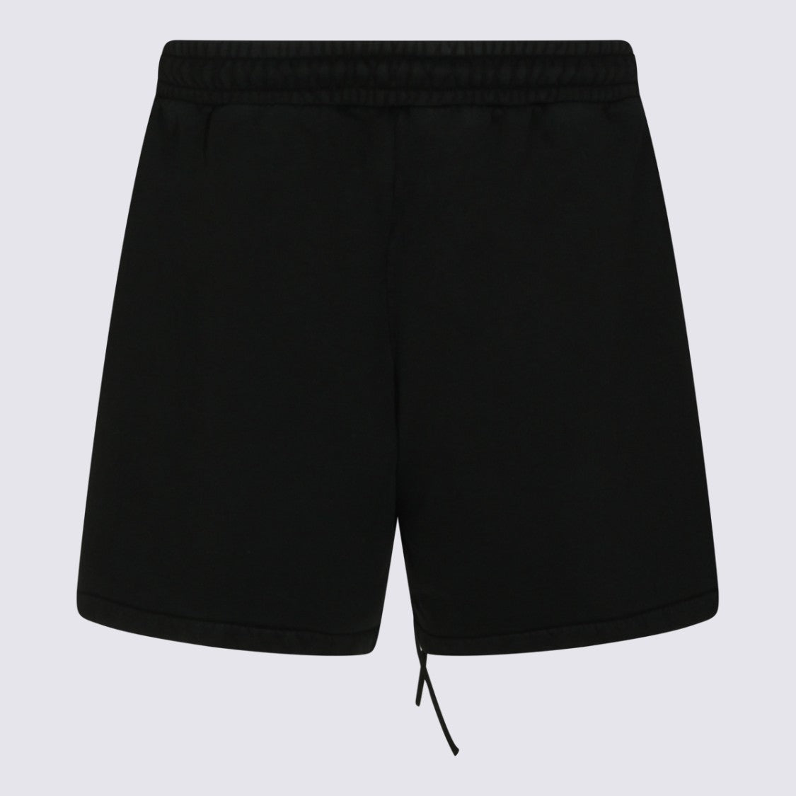Fear Of God Minimalist Black Shorts With Adjustable Waistband