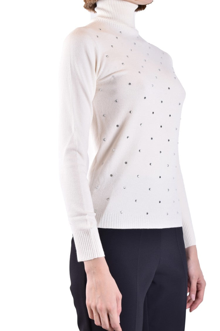 Ermanno Turtleneck Sweater With Subtle Embellishments And Refined Fit