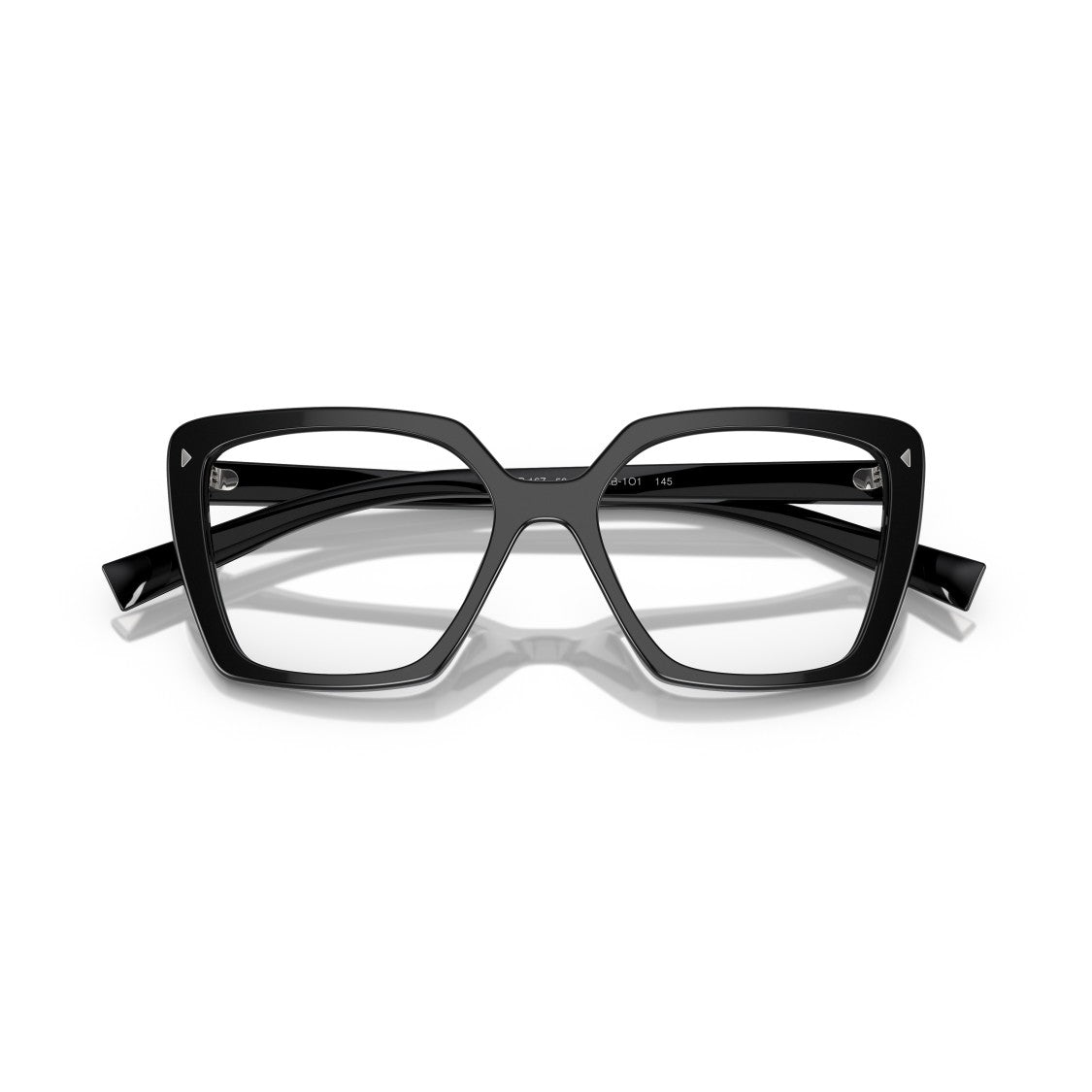 Prada 0Pr 16Zv Bold Oversized Square Frame Eyeglasses