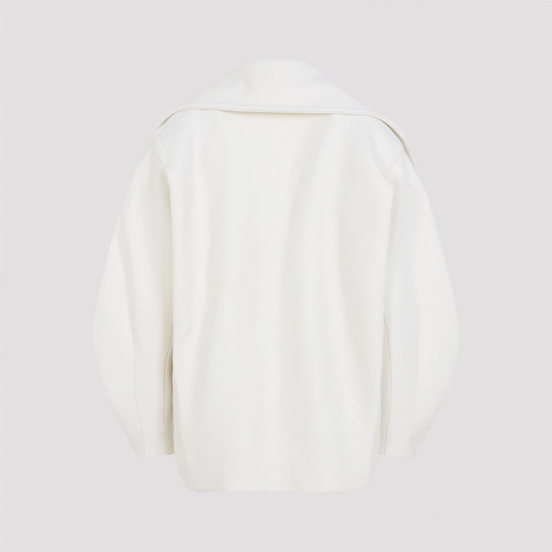 Jacquemus Double-Breasted Virgin Wool Coat With Wide Lapel