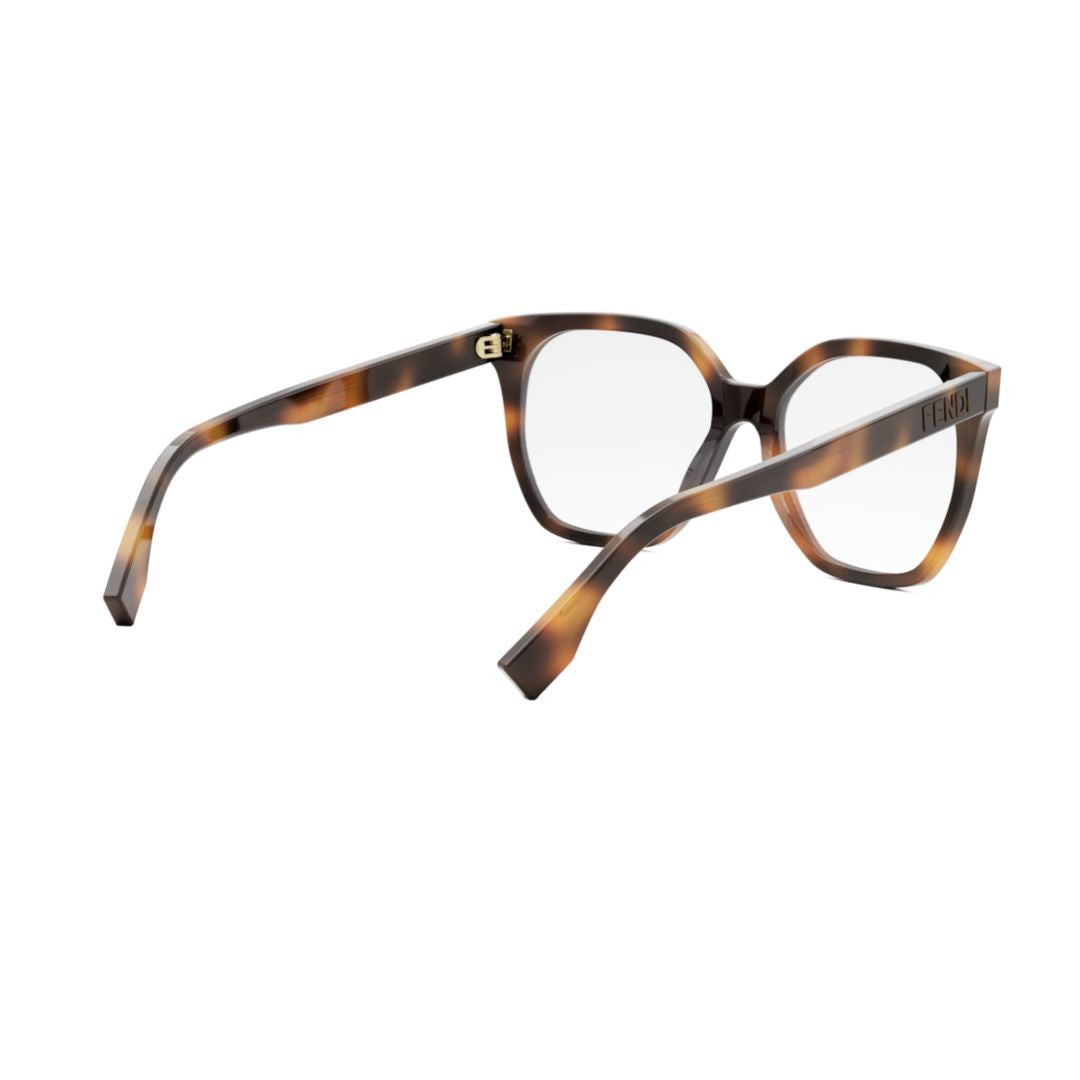 Fendi Fe50087i Oversized Tortoiseshell Square Frame Sunglasses