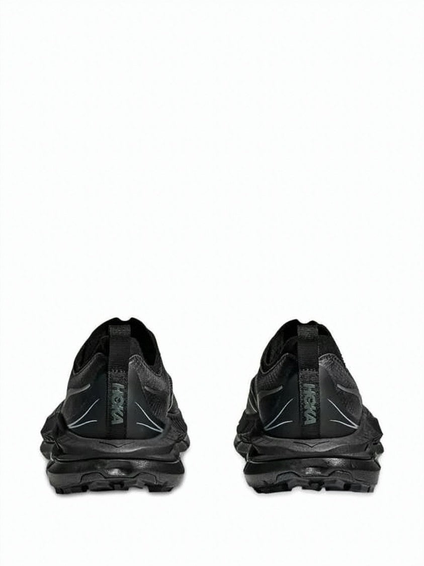 Hoka Streamlined Black Sneakers With Durable Rubber