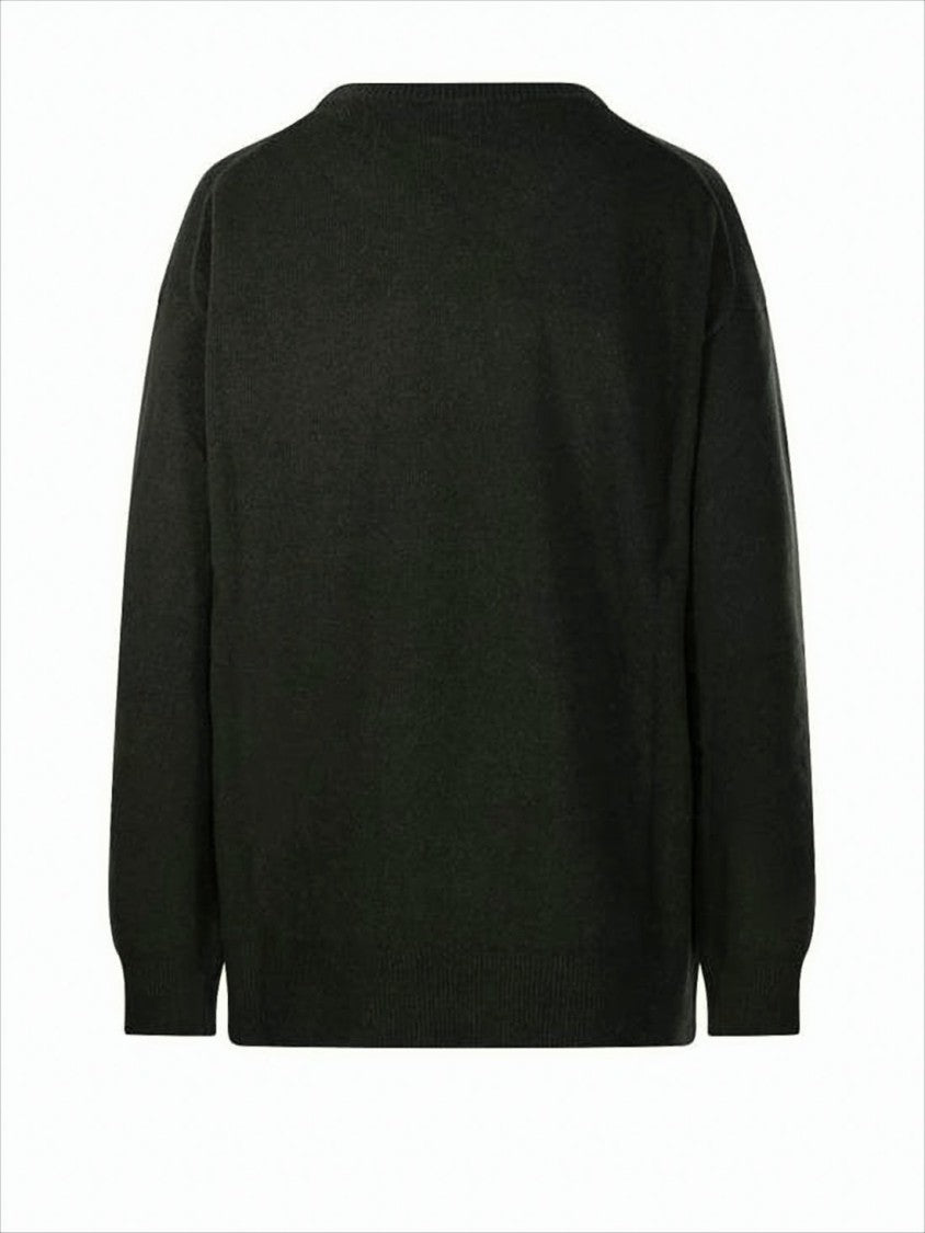 Ganni Graphic Knit Sweater With Cherry Motif