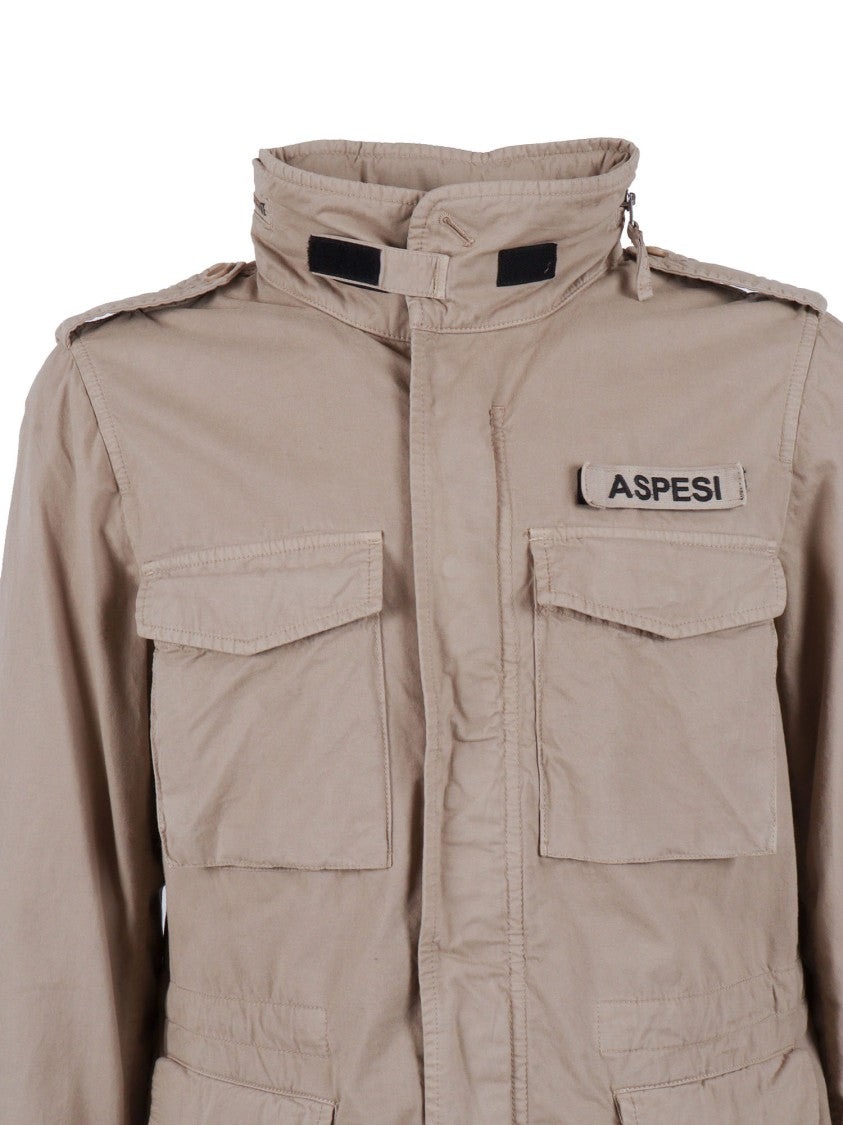 Aspesi Military Inspired Concealed Casual Jacket