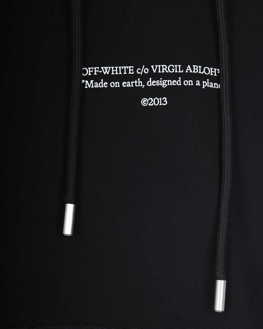 Off-White Statement Hoodie Skate Black/White