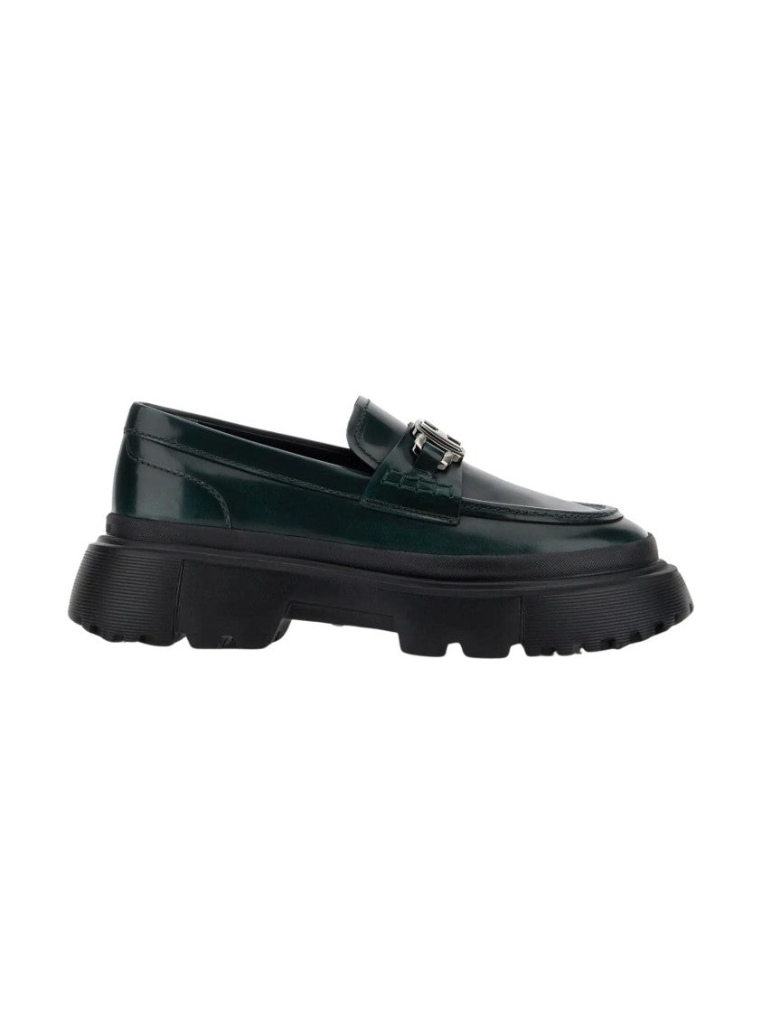 Hogan Green Low Shoes