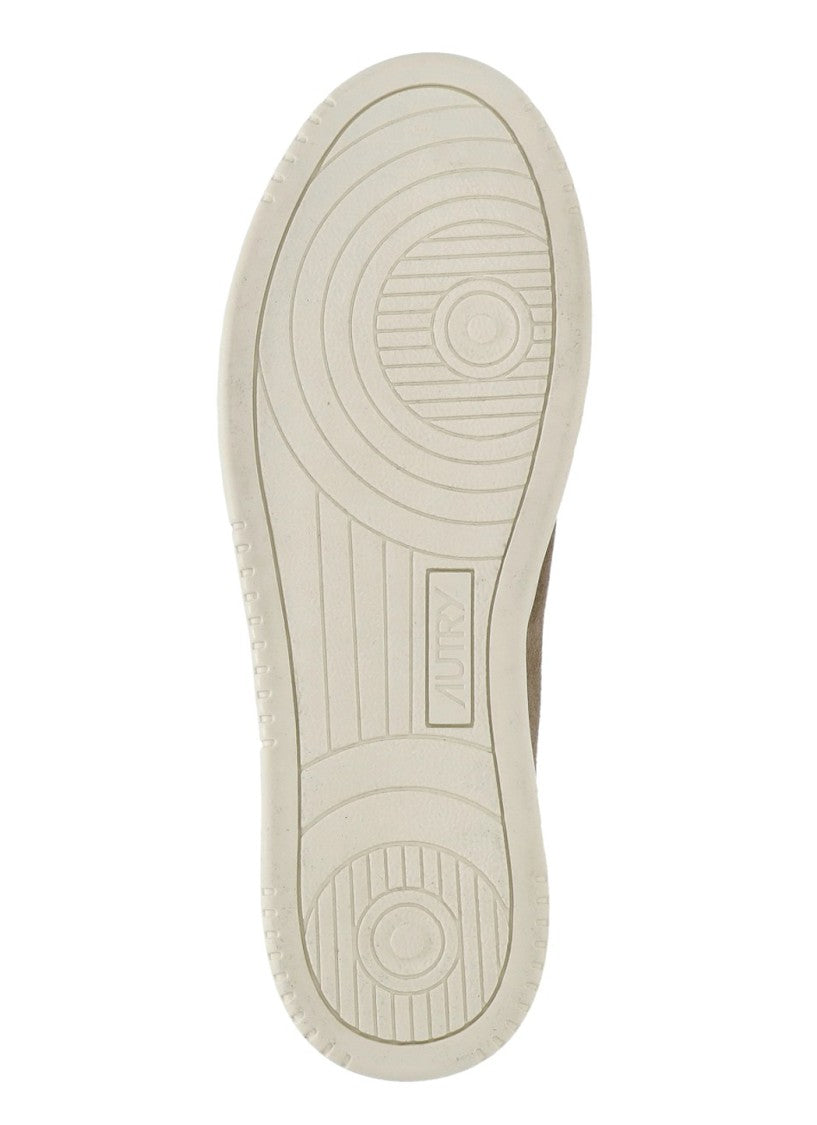 Autry Brown Medalist Low Suede Sneakers