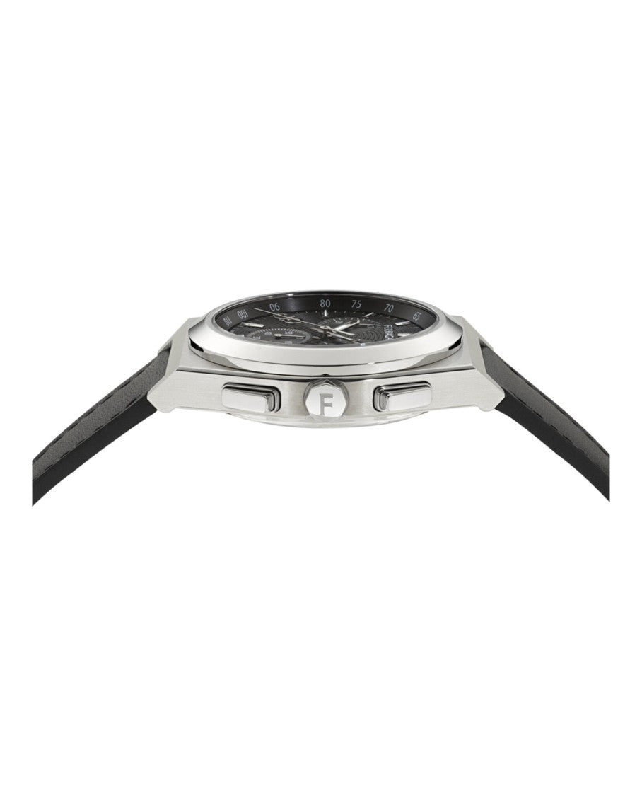 Ferragamo Vega Upper East Chrono Leather Watch