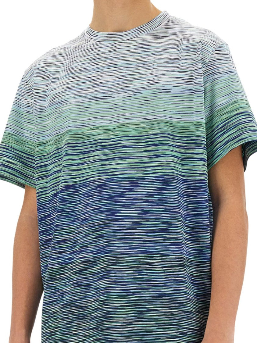 Missoni Degradé Flamed Cotton T-Shirt