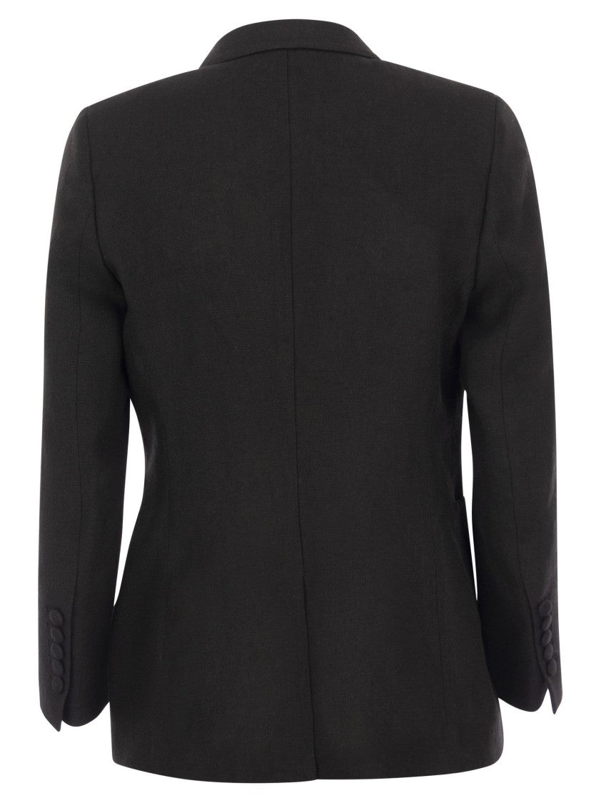 Saulina Adelaide - Linen Two-Button Jacket