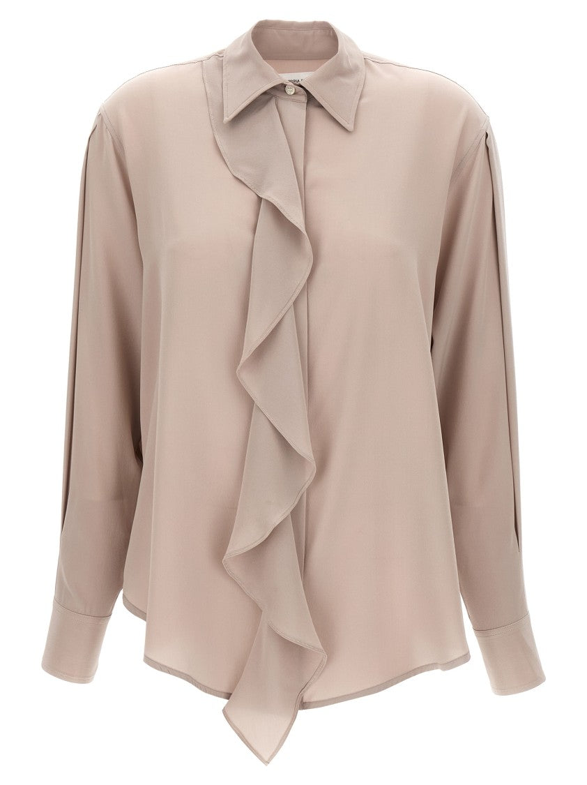 Victoria Beckham 'Asymmetric Ruffle' Blouse