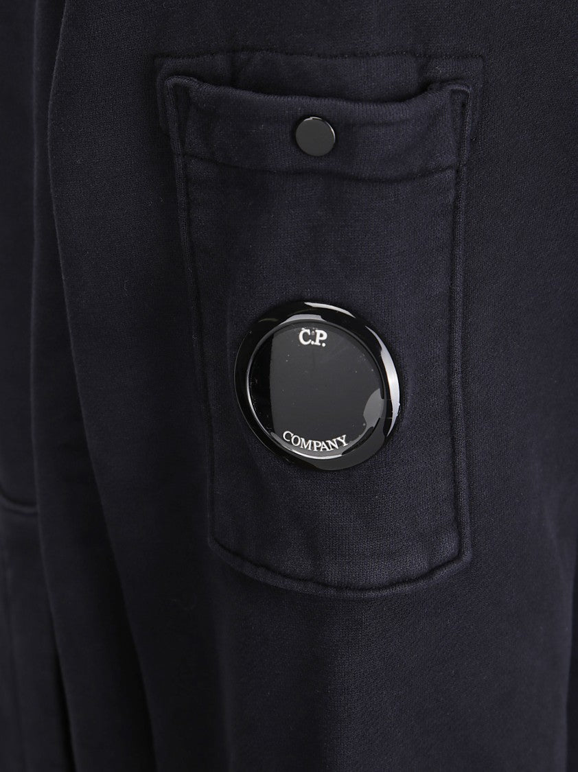 C.P. Company Sweatshirts Sweat Hooded In Brushed Emerized Diago